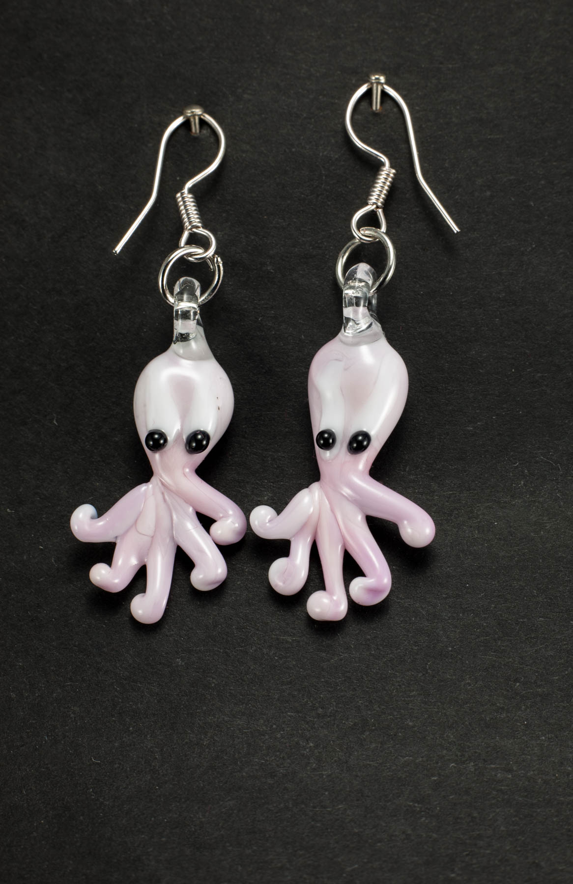 Naušnice Hobotnice roza pastel